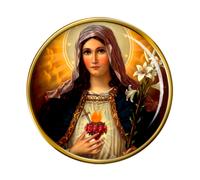 Sacra Mamma Maria Sacra Cuore Spilla