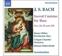Sacred Cantatas for Bass Nos. 56, 82 and 158 (Muller-bruhl) (CD) Album