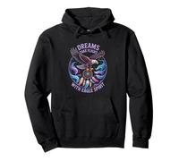 Sacred Eagle Nativi Americani Cultura Simbolo Spirituale Orgoglio Felpa con Cappuccio