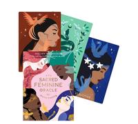 SACRED FEMININE Oracle Cards Deck Con Guida Di Rockpool Publishing