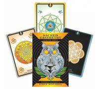Sacred Geometry Healing Cards Set Oracolo 49 Carte & Guida Schiffer