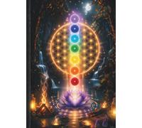 Sacred Geometry Journal: Chakra Energy Notebook A5 |100 Lined Pages: Spiritual Notebook with Chakra Design | Lotus
