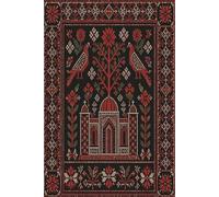Sacred Palestinian Tatreez Patterns: Traditional Embroidery Art Inspired by Levantine Architecture, Floral Geometry, and Cultural Heritage