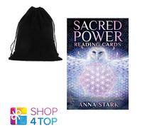 Sacred Power Reading Cards Deck Rockpool Anna Stark Divinazione Con Borsa NUOVO