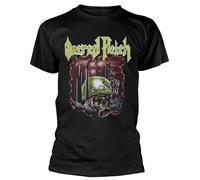 Sacred Reich 'Crimes Against Humanity' (Nero) T-Shirt - NUOVO E UFFICIALE