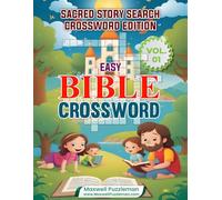 Sacred Story Search: Crossword Edition Easy Bible Crossword Puzzles for Kids