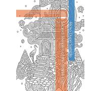Sacred Temples of the World: Part 2: 60 Mystical, Hidden, and Ancient Temple Designs in Zentangle-Style Patterns for Relaxation and Creative Escape