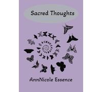 Sacred Thoughts: Blank Journal Book| Purple With Butterfilies|100+Pages|7by10 inches| Great For Journaling, Vacationing and Free Times