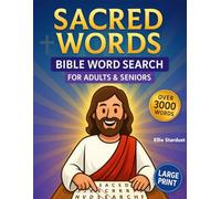 SACRED WORDS: BIBLE WORD SEARCH FOR ADULTS & SENIORS