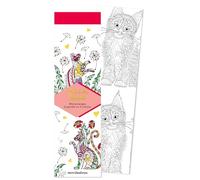 Sacrés chats: Marque-pages à peindre ou à colorier