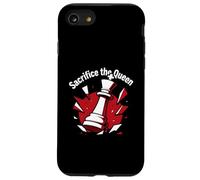 Sacrifice The Queen Funny Chess Player Strategy Custodia per iPhone SE (2020) / 7/8