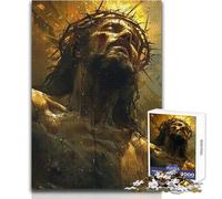 Sacrificio di Gesù Puzzle da 1000 pezzi per adulti Gioco di apprendimento strategico per il pensiero Regalo significativo ideale per qualsiasi evento Dimensioni 38x52cm