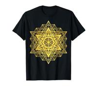 Sacro 64 Tetraedro Metatron Cube Geometria Sacra Fiore Maglietta