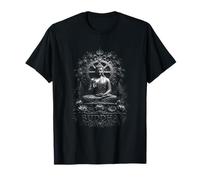 Sacro Buddha Lotus Mandala Tempio serenità Maglietta