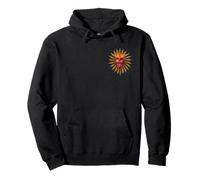Sacro Cuore di Gesù Camicia Cattolica Vintage Cuore Cristo Felpa con Cappuccio