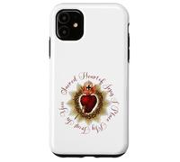Sacro Cuore di Gesù, confido in te cristiano cattolico Custodia per iPhone 11