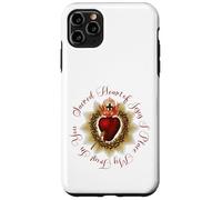 Sacro Cuore di Gesù, confido in te cristiano cattolico Custodia per iPhone 11 Pro Max