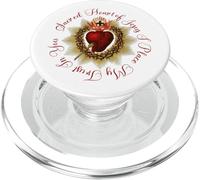 Sacro Cuore di Gesù, confido in te cristiano cattolico PopSockets PopGrip per MagSafe