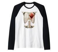 Sacro Cuore di Gesù Cristo Cattolico Maglia con Maniche Raglan