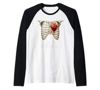 Sacro Cuore di Gesù Cristo Cattolico Maglia con Maniche Raglan