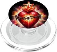 Sacro Cuore di Gesù Devozione Cattolica Fede PopSockets PopGrip per MagSafe