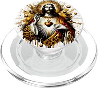 Sacro Cuore di Gesù Devozione Cattolica Fede PopSockets PopGrip per MagSafe
