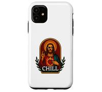 Sacro Cuore Gesù Cristo Chill Art Preghiera Icon Tee Custodia per iPhone 11