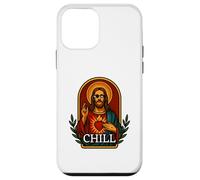 Sacro Cuore Gesù Cristo Chill Art Preghiera Icon Tee Custodia per iPhone 12 mini