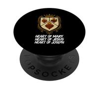Sacro Cuore Immacolato e Castissimo Gesù Maria Giuseppe PopSockets PopGrip Adesivo