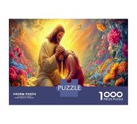 Sacro Cuore Per Le Feste: 1000 Pezzi Busta Di Puzzle A Rompicapo Gesù e credenti Enigma Di Abilità Logica E Gioco, Il Miglior Regalo Per Gli Amanti Dei Puzzle in Riunioni 38x26cm/1000pcs
