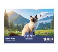Sacro di Birmania Jigsaw Puzzle Impossibili 1000 Pezzi Decorazione Per La Casa. Rilassamento E Intelligence Per Adulti E Ragazzi Da 14 Anni 38x26cm/1000pcs