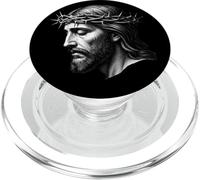 Sacro Gesù Cristo Ritratto Corona E Spine PopSockets PopGrip per MagSafe