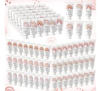 Sacubee Confezione da 72 creme per le mani formato da viaggio per ringraziare i dipendenti, regalo di ringraziamento, lozione per le mani stile boho arcobaleno, ideale per la festa dell'insegnante