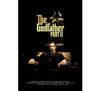 Sad-alice - Poster rettangolare con immagine del padrino parte II, formato A4, senza cornice, paesaggio marrone, carta lucida, per camera da letto, aula e soggiorno