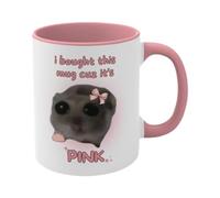 Sad Hamster Meme Divertenti Tazze da Caffè Con 350 Ml Tazza Con Scritta Triste Criceto Divertente Tazza In Ceramica Con Papillon Triste Hamster Mug Caffè Tè Tè Latte Tazza in Ceramica Bowtie