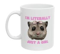 Sad Hamster Mug - Tazza divertente | Novelty Mug | Sad Hamster Mug | 11oz Funny Hamster Ceramic Coffee Tazze | Tazza in ceramica | Sad Hamster Design Unique Funny Mug That Makes Everyone Laugh For