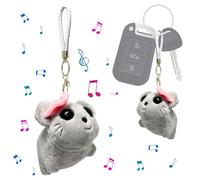 Sad Hamster - Peluche a forma di criceto, triste criceto, portachiavi con triste criceto, con cordino audio, bambola di peluche per famiglia, amici, bambini