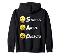 SAD - Stress Ansia e Disagio Felpa con Cappuccio