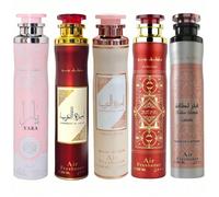 Sada 5 ks osvěžovačů vzduchu 300ML*5 (+Ameerat Al Arab+Fakhar+Badee Al Oud Sublime+Ameerat Al Arab Prive Rose) Bytová vůně - YARA Deodorante per ambienti 300ML Profumazione per la casaNota di testa: E
