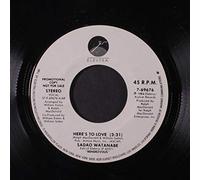 SADAO WATANABE - here's to love / same 45 rpm single