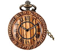 SADBE Orologio da tasca,Orologio da tasca Vintage Chain Clock Fashion Men Women Pendant Accessories Friendship Gift
