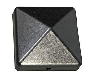 Saddar Tappo di protezione per pali in legno, 7 x 7 cm, 20 pezzi, Resistente alle intemperie, Grafite