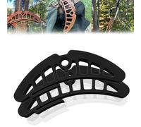 Saddle Hunting Bridge Spreader,Ergonomic Hip Pinch Eliminator & Tree Saddle Accessories,Lightweight Portable Gear for Comfort Relief,Comfortable Bridge System for Deer & Bow Hunters (2PCS-Black)