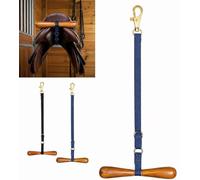 Saddle-Shaped T-Shaped Hanger, Portable Hanging Saddle Rack, T-Shaped Saddles Storage Hanger Horse Tack Storage For Stable Trailer Barn Horse Show Travel Tack Storage(Blue)
