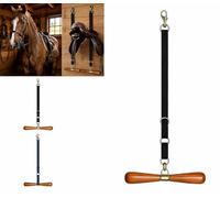 Saddle-Shaped T-Shaped Hanger, Portable Hanging Saddle Rack, T-Shaped Saddles Storage Hanger Horse Tack Storage For Stable Trailer Barn Horse Show Travel Tack Storage(Black)
