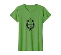 Saddle Up Ferro di Cavallo Western Cowboy Avventura, Ragazza Mucca Maglietta, Donna, Erba, 3XL