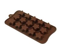 SADENWEAR 15 stampi in silicone a forma di stella per cioccolatini, cioccolatini, caramelle, ghiaccio