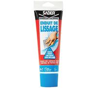 Sader Intonaco levigante pronto all'uso in pasta, rivestimento da parete interno e soffitto, utilizzabile come guarnizione per piastra di gesso, coperchio fino a 2 mm e bocca per legno - bianco - tubo