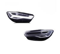 SADHADAH Faro Anteriore Per A6L C7 PA 2012-2018 Car LED Faro Assemblaggi Automatici Nebbia DRL Indicatore Direzione Freno Lampada Plug And Play Proiettore Auto(2016-208)