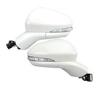 SADHADAH Rear Tail Light Lamp Per Ford Per Fusion 2016-2022 7 Spilli Specchietto Retrovisore Montaggio Bianco Manuale Pieghevole Ala Laterale Auto(1 paio)